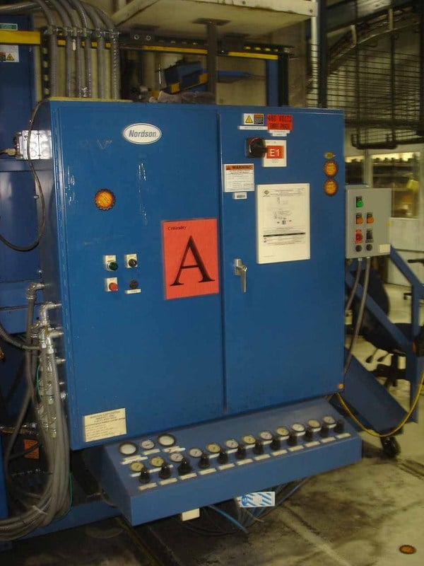 6-Stage Powder Coating System, Koch /Nordson, 30" width x 36" H Opening, 12 FPM - Image 6