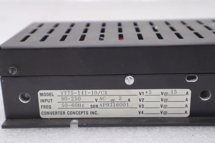 Converter Concepts VT75-141-10/CX Power Supply Input 90-250 #3660 - Image 6