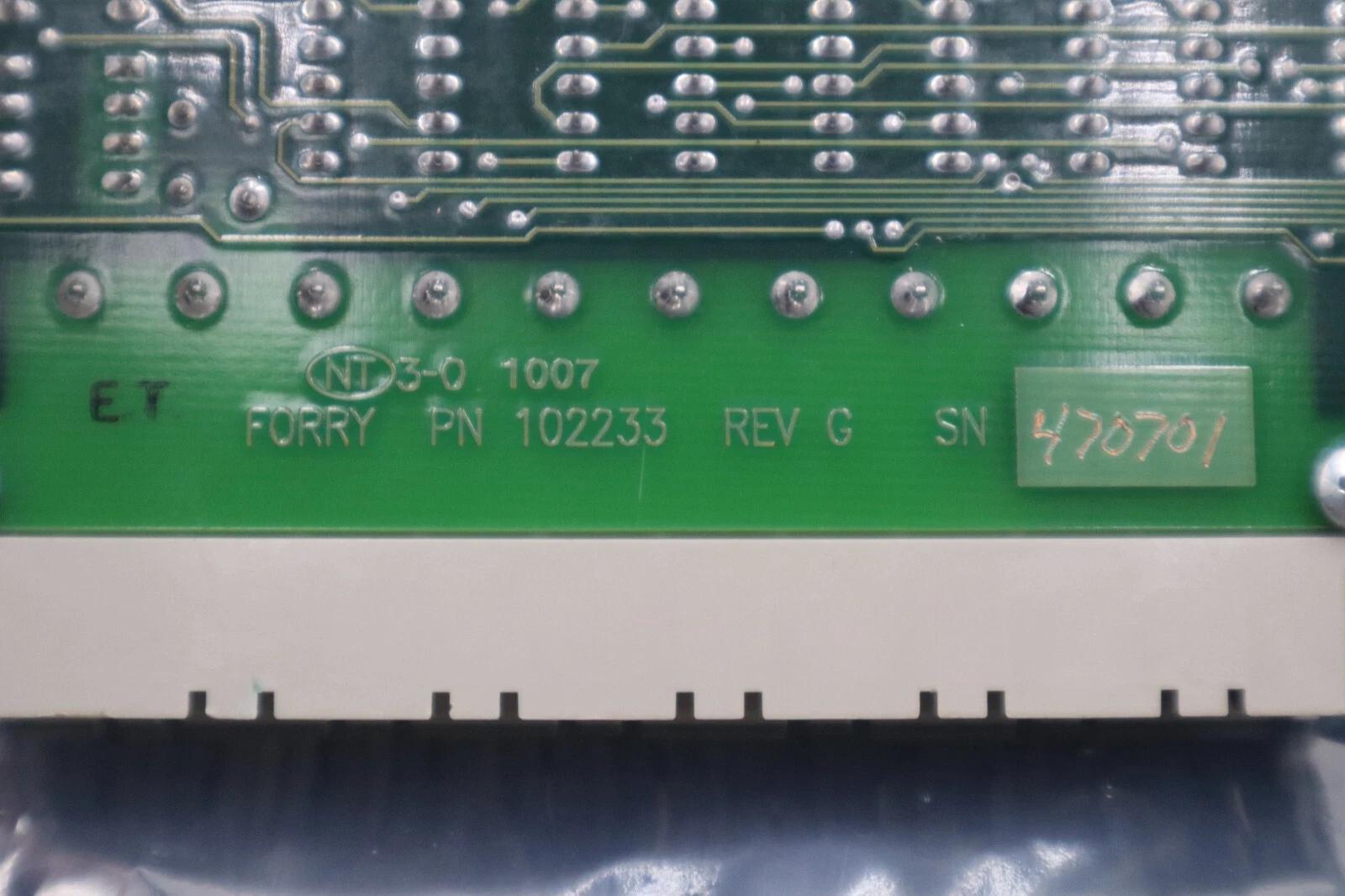Forry 102233 rev g pc optics processor board, new, stock g654 - Image 2