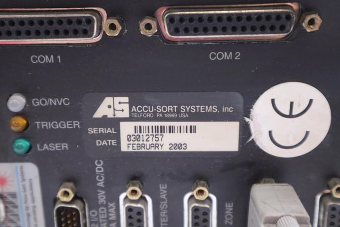 Accu-sort 24i series ii laser bar code scanner stock #2798 - Image 2