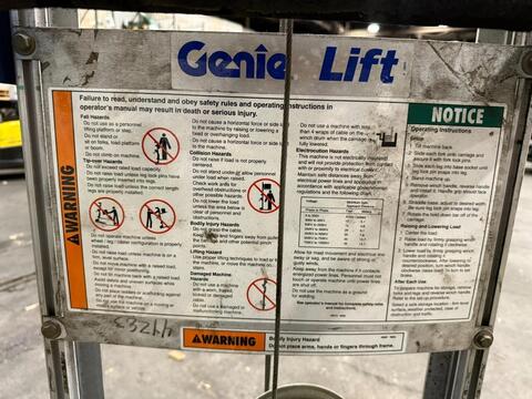 Genie Lift, GL-4 Heavy-Duty Aluminum Manual Lift Max 500 (MISSING CRANK LEVER) - Image 5