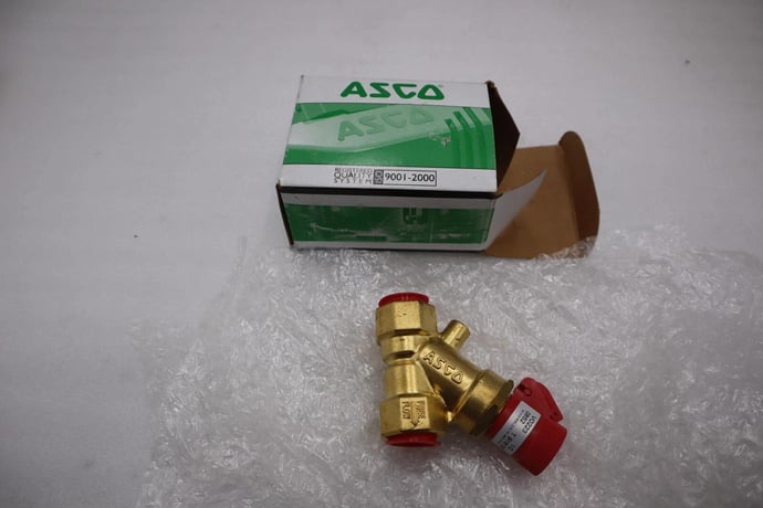 NEW ASCO V0223 Brass Flow Control Valve Without Manual STOCK G829A - Image 1