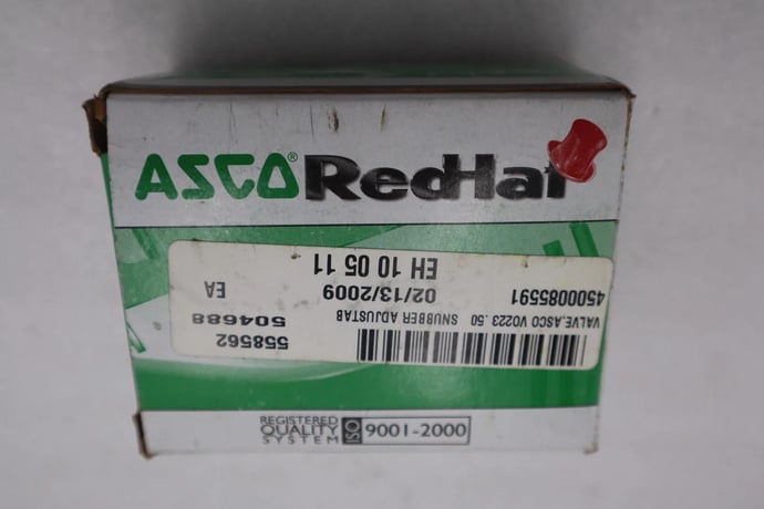 NEW ASCO V0223 Brass Flow Control Valve Without Manual STOCK G829A - Image 4