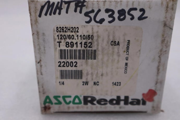 NEW OPEN BOX Asco SC8262H202 120V Ac Solenoid Valve 1/4" Pipe Size STOCK G825A - Image 4