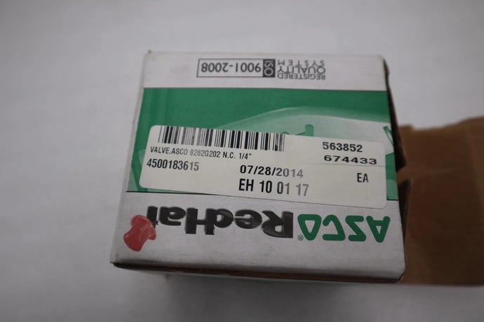 NEW OPEN BOX Asco SC8262H202 120V Ac Solenoid Valve 1/4" Pipe Size STOCK G825A - Image 5