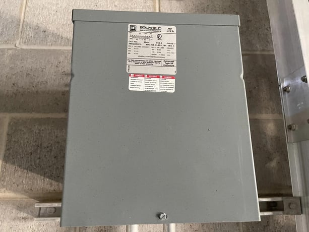SQUARE D 5S40F Transformer, 5kVA, 480VAC #PFWT 785901359449 - Image 1
