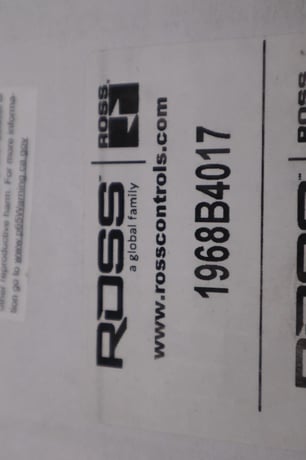 Ross controls 1968b4017 / 1968b4017 (brand new) stock h40a - Image 2