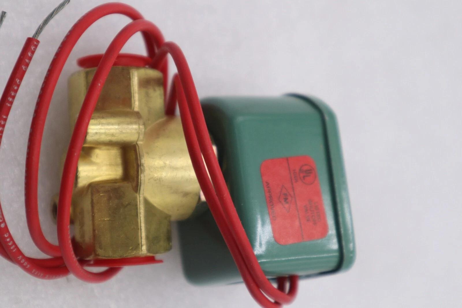 ASCO #8263C3 Red Hat II Solenoid Shutoff Valve 3/8", new open box, STK K-2875 - Image 3
