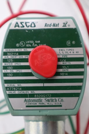 ASCO REDHAT 8320G172 Solenoid Valve 1/4 Inch - NEW IN BOX - STOCK H1587 - Image 2