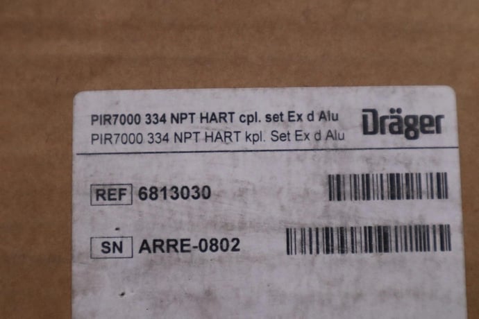 DRAGER PIR7000 334 NPT HART Flammable Gas Detector 6813030 NEW IN BOX STOCK G428 - Image 3