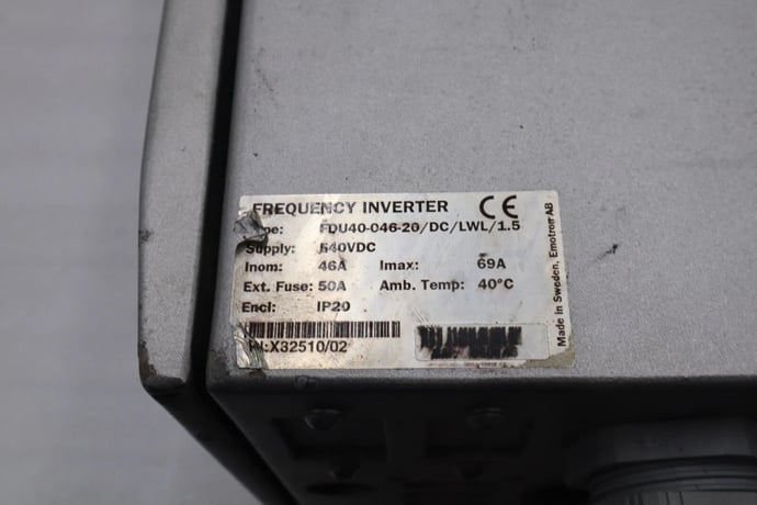 Emotron Flow drive Speed control #2235 - Image 5