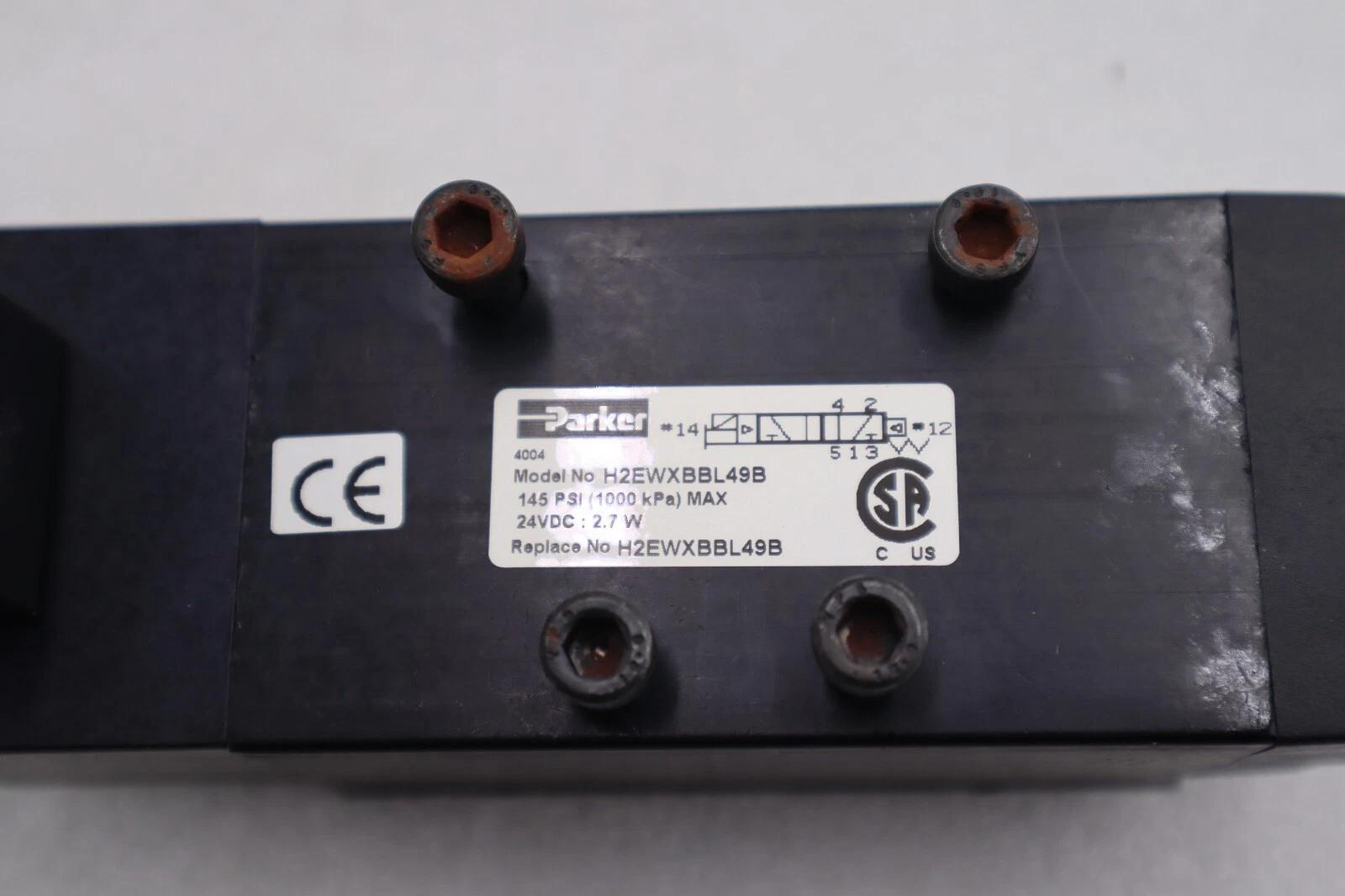 Parker #h2ewxbbl49b Solenoid Valve, new, STOCK L-541 - Image 8