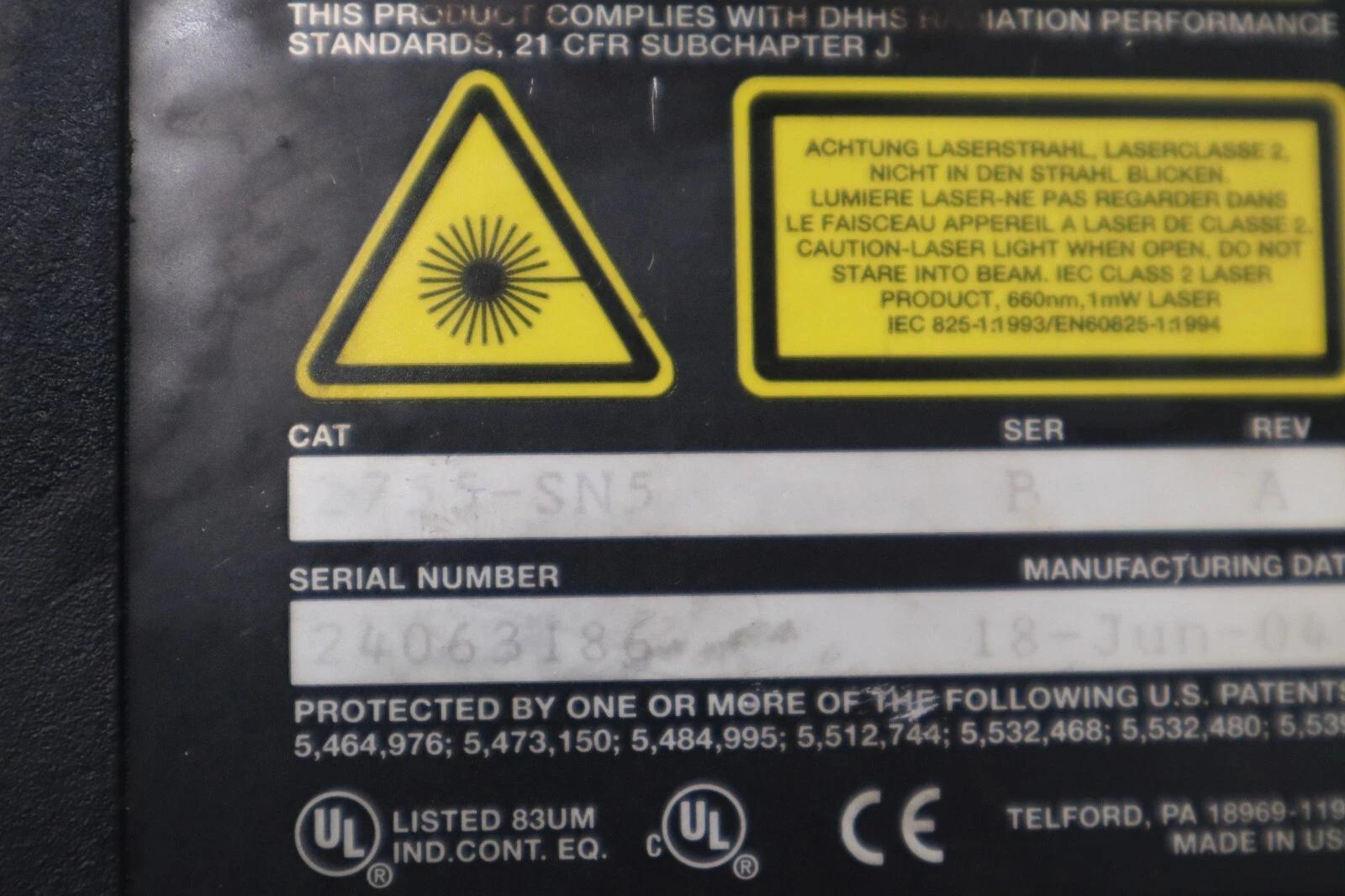 Accu-sort 2755-SN5 SER.B Adapta-Laser Scanner/Barcode Reader, new, STOCK H1200 - Image 3