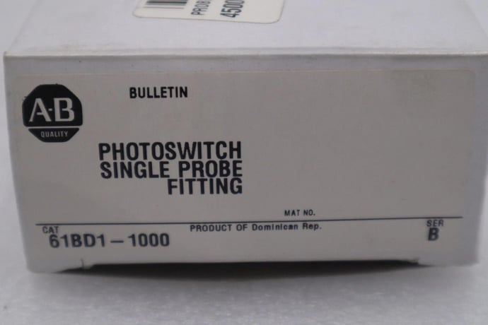 NEW OPEN BOX Allen-Bradley Allen Bradley Single Probe Fitting 61BD1-1000 STOCK G614A - Image 2