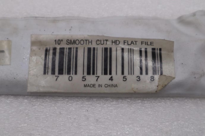 LOT OF 3 - Grobet 10" Smooth Cut Flat American Pattern File USA #H709A - Image 1