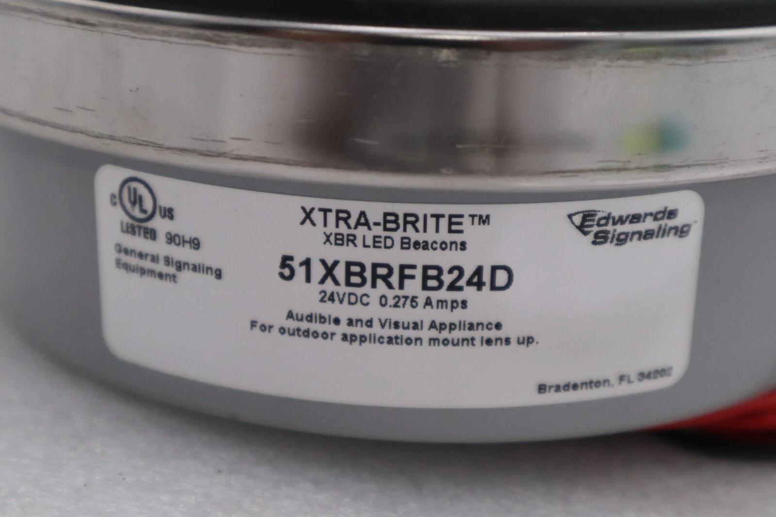 Edwards 51xbrfb24d 24 vdc led blue flashing light 65 flashes per min stk h236 - Image 2