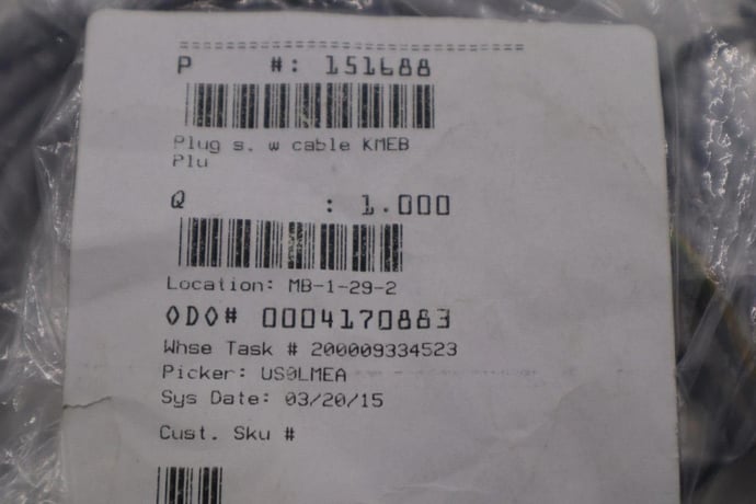 FESTO NEW KMEB-1-24-2.5-LED 151688 PLC Socket Connector Cable STOCK L-207-C - Image 2
