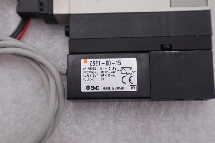 SMC Vacuum Ejector NZM121HT-K5LZ-E15L & VJ114 Solenoid Valve NEW STOCK K-2468 - Image 2