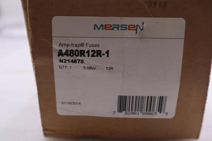 Mersen a480r12r-1he / a480r12r1he amp-trap fuse stock l-28 - Image 1