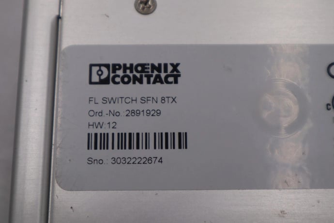 Phoenix Contact FL Switch SFN 8TX 8-Port Industrial Ethernet STOCK K-94C - Image 2