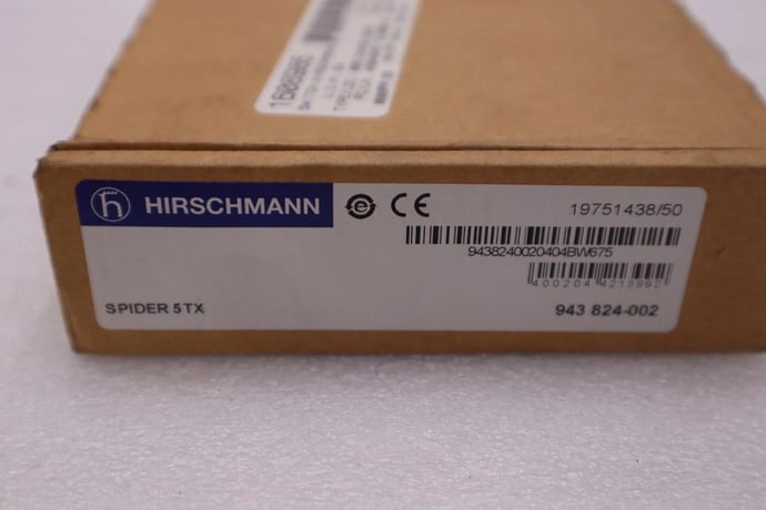 NEW OPEN BOX SPIDER5TX HIRSCHMANN SPIDER 5TX Module Rail Switch STOCK H514A - Image 4