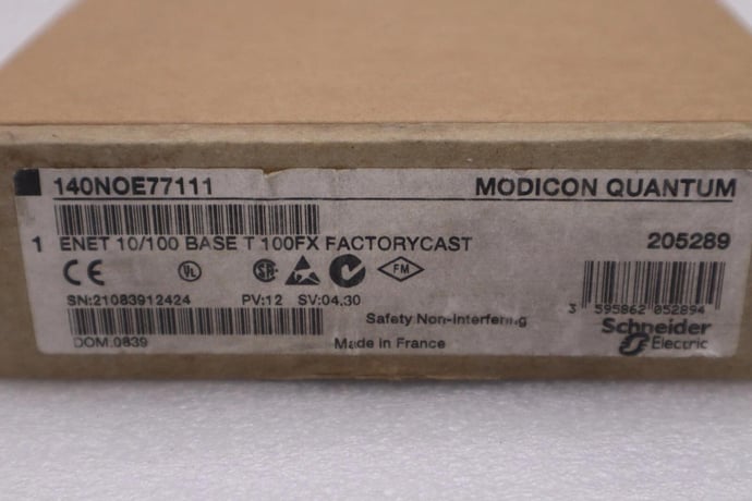 140NOE77111 Modicon Excellent Ethernet 140-NOE-771-11 SEALED NEW UNIT STOCK G345 - Image 2