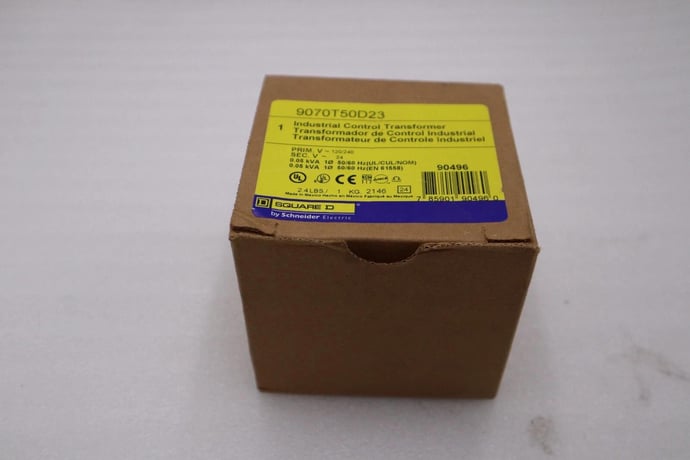NEW IN BOX Square D 9070T50D23 Control Transformer STOCK H1008 - Image 1