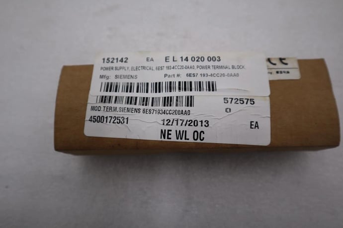 New siemens 6es7 193-4cc20-0aa0 terminal module stock g850a - Image 4