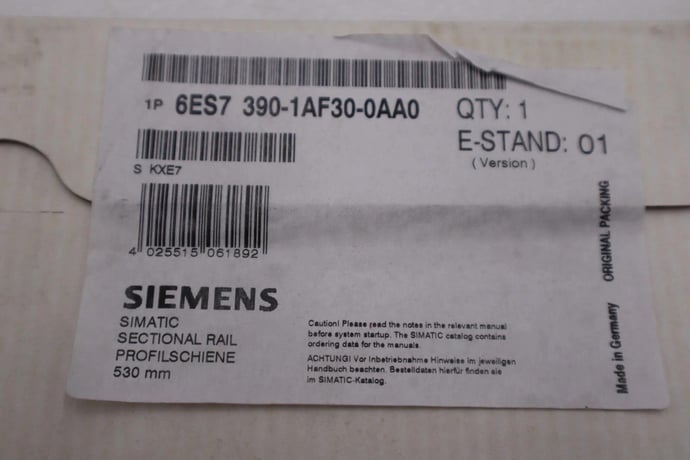 Siemens 6es7390-1af30-0aa0 mounting bracket new unit stock g295a - Image 2