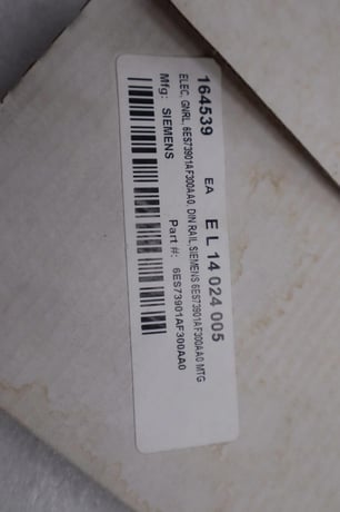 Siemens 6es7390-1af30-0aa0 mounting bracket new unit stock g295a - Image 3