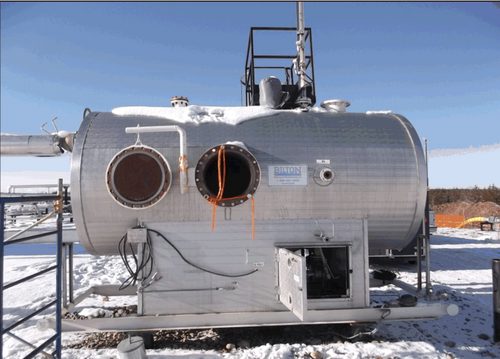 72" x 10' Flare Knockout, (Low Temp) 60 bbl, 50 psi, 2005 - Image 5