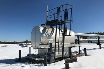 72" x 10' Flare Knockout, (Low Temp) 60 bbl, 50 psi, 2005 - Image 6
