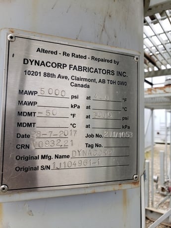 48" Sour Vertical Sand Separator, 170 psi, 2010 - Image 4