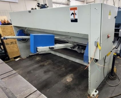 1/4" x 10' Summit #10X1/4, Hydraulic swing beam shear, 122" cut length, 39-3/8" Back Gauge adj, 20 HP, front - Image 4