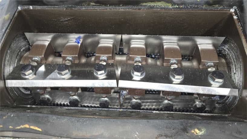 12" x 21" Conair #CE1221, granulator w/ blower/cyclone, 3 knife staggered open rotor, 2 bed knives, 55" - Image 3