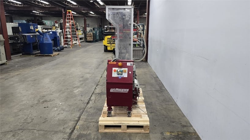 9.7" x 10" Wittmann, knife-mill auger granulator, 9.2 HP, 3 blade open rotor w/ adj rotating & bed knives - Image 5