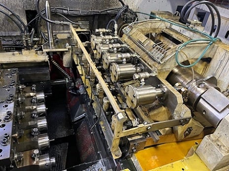 .708" x 7.48" Nedschroef #NB518L, 5-die bolt maker, pointer station, threading station, IFO transfer - Image 3