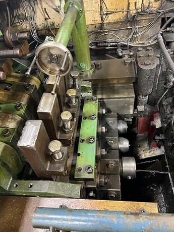 1.06" x 8.66" Nedschroef #BV6, 4-die high speed bolt maker, 115 PPM, imed knockouts in all stations - Image 3