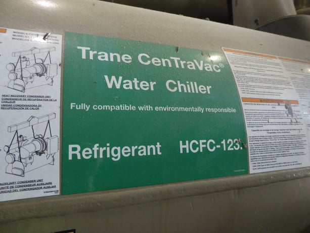 600 Ton, Trane CenTraVac #CVHF570, Water-Cooled Chiller, 56,719 hours, 2009 - Image 4