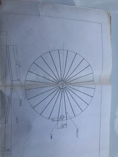 250000 gallon Storage Tank, Food Grade Stainless Steel, w/ internal catwalks & platforms, 1994 (4 available) - Image 3