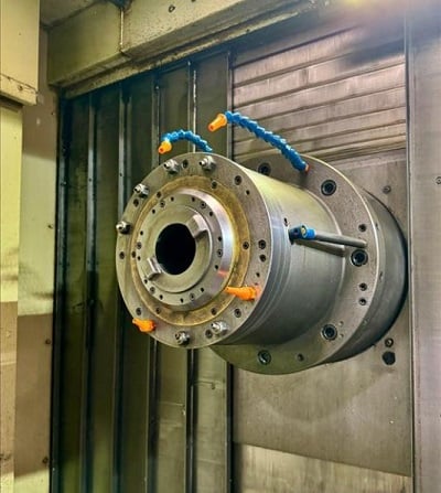 OKK #HM-1250S, 4-Axis CNC horizontal machining center, Fanuc 310iS-A, 66.9" X, 55.1" Y, 48.8" Z, 60 automatic - Image 4