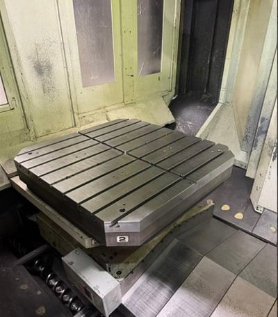 OKK #HM-1250S, 4-Axis CNC horizontal machining center, Fanuc 310iS-A, 66.9" X, 55.1" Y, 48.8" Z, 60 automatic - Image 5