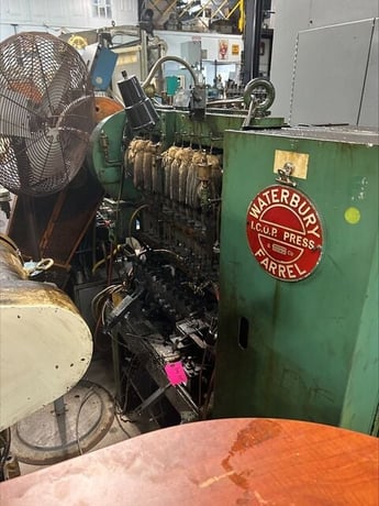 10 Ton, Waterbury-Farrel #1012+1-ICOP, transfer press, 2" stroke, Minster clutch & brake combo, 1967 - Image 1