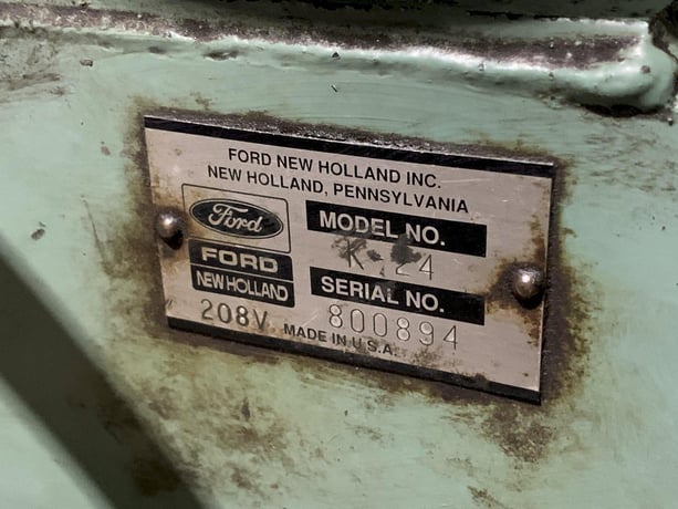 New Holland Ltd #K-24, spin dryer with heat, 12" x 12" basket, 75 lb. load capacity, 825 RPM, 220 V. - Image 4