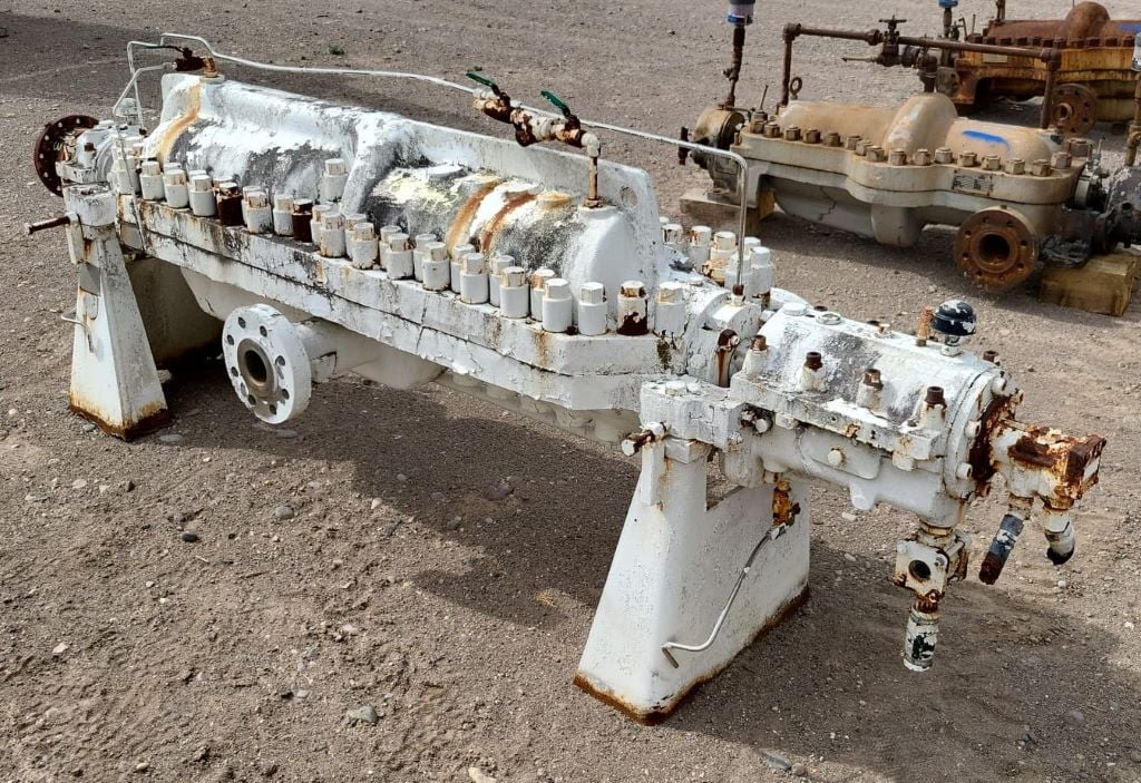 584 GPM @ 4620' TDH, Sulzer Bingham #3x6x9C, horizontal mulit-stage centrifugal pump, complete package - Image 4