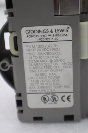 GIDDINGS & LEWIS M.1300.7372 R1 Input Module 24VDC SINK/SOURCE STOCK 638-D - Image 2
