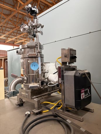 Carr #9004PLT, Pilot Viafuge Centrifuge, 316l Stainless Steel, 15325 rpm, 1 HP, controls, 2001 - Image 6