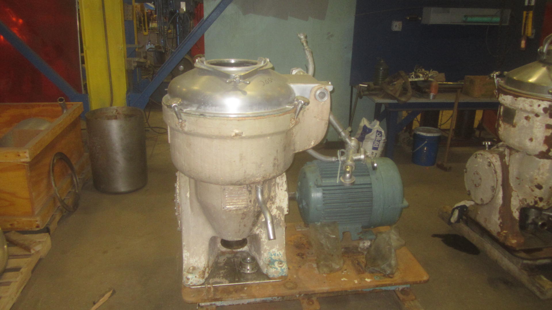 Alfa-Laval #SRG-214, Stainless Steel Disc Centrifuge, 4400 rpm bowl, 5811 GPH, 22000 LPH, hermetic, 24" - Image 2