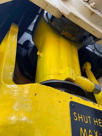 150 Ton, Aida #FP-XGC-150SU, gap frame press, 7.8" stroke, 15.7"Shut Height, 45 SPM, 10 HP, air clutch & - Image 8