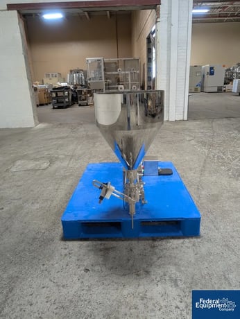 IMACO #Gemini-1PD, Piston Filler, Stainless Steel prodcut, hopper, nozzle, pedal - Image 5